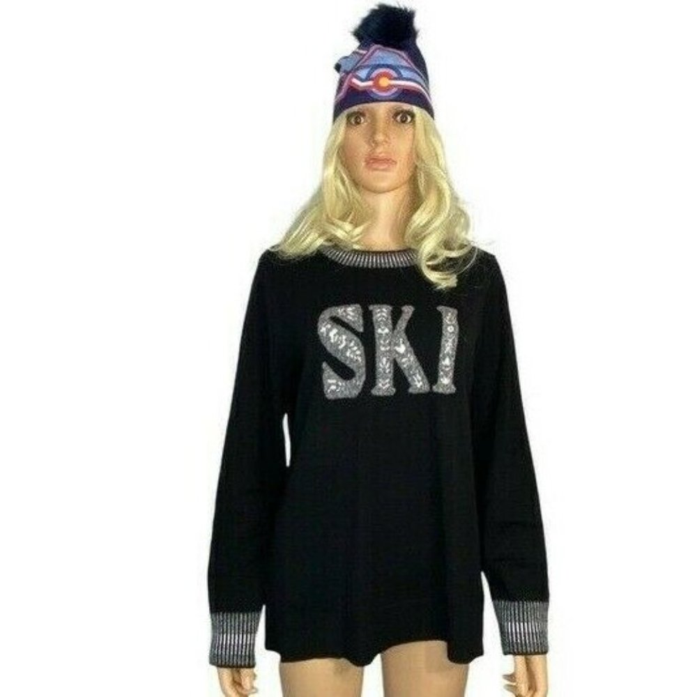 NWT Krimson Klover Mile High HAT Beanie Colorado Removable Pom Pom Blue HTF - Picture 10 of 12